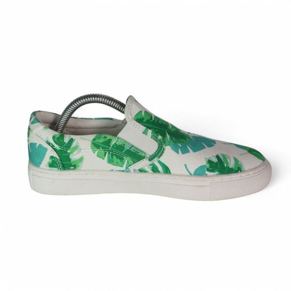 J. Crew Road Trip Tropical Leaves Print Slip-on Casual Sneakers AY567 Women's 5 - Picture 7 of 10
